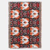 スカンジナビアキツネフォーク スローブランケット (正面縦)