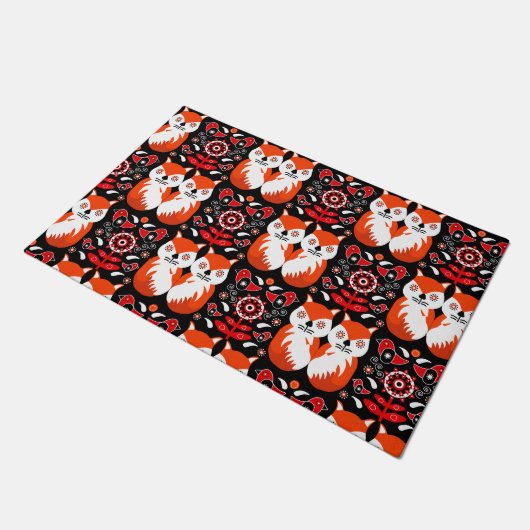 スカンジナビアキツネフォーク ドアマット (アングル)