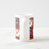 スカンジナビアキツネフォーク ボーンチャイナマグカップ (裏面)