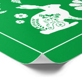 スカンジナビアキツネフラワーガーデン ポスター (角)