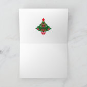 スカンジナビアクリスマス神Jul折り畳みグリーティングカード1 カード (内部)