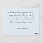 スカンジナビアスタイルクリスマススススススススブランチ ポストカード (裏面)