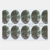 スカンジナビアスタイルクリスマススススススススブランチ ラッピングペーパーシート (正面2)