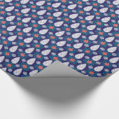 スカンジナビアスタイルクリスマスパターン ラッピングペーパー (角)