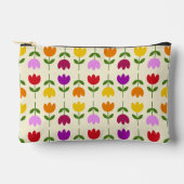 スカンジナビアスタイルコルon Crmフラワーパターン アクセサリーポーチ (正面)