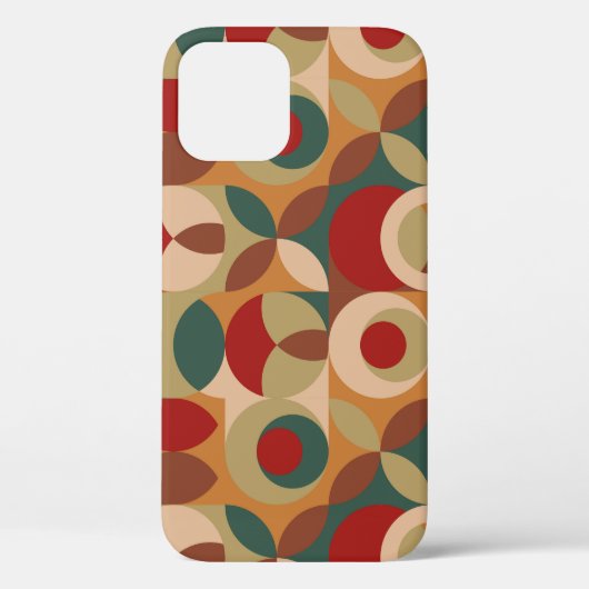 スカンジナビアスタイルジオメトリミニマルアートワーク Case-Mate iPhoneケース (裏面)