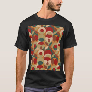 スカンジナビアスタイルジオメトリミニマルアートワーク Tシャツ