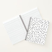 スカンジナビアスタイル三角形パターン ノートブック (内部)