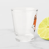 スカンジナビアスタイル漫画キツネ顔 ショットグラス (左)