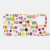 スカンジナビアスタイル花ビッグパターン Case-Mate iPhoneケース (裏面 (横))