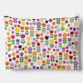 スカンジナビアスタイル花柄 アクセサリーポーチ (裏面)