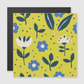 スカンジナビアスタイル、フローラシームレスなパターン。 (正面/裏面)