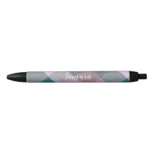 スカンジナビアティール（緑がかった色）ピンクパーソナライズされたカスタム