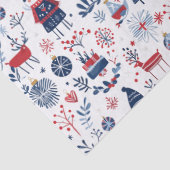 スカンジナビアテーマクリスマスシンボルパターン 薄葉紙 (詳細)