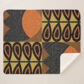 スカンジナビアデザインスタイルレ シェルパブランケット (正面(横))