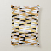 スカンジナビアデザイン三角形のシームレスパターンvin アクセントクッション (裏面(縦))