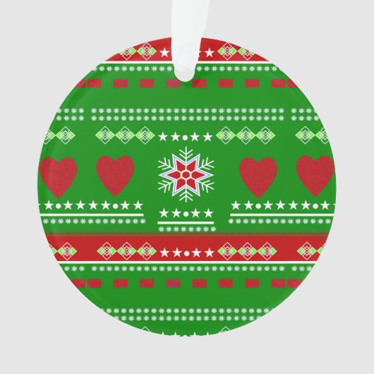 スカンジナビアデザイン、カントリースタイル オーナメント (正面)