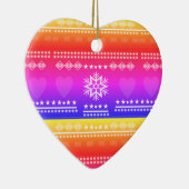 スカンジナビアデザイン、カントリースタイル セラミックオーナメント (右)