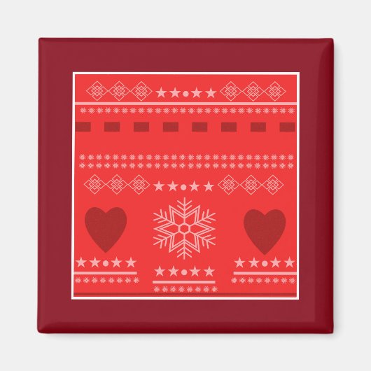 スカンジナビアデザイン、カントリースタイル マグネット (正面)