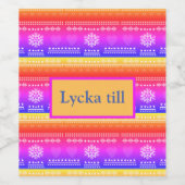 スカンジナビアデザイン、カントリースタイル ワインラベル (シングルラベル)