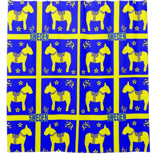 スカンジナビアデザイン シャワーカーテン (正面)