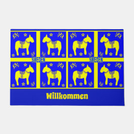 スカンジナビアデザイン，スウェーデンホース，パーソナライズ， ドアマット