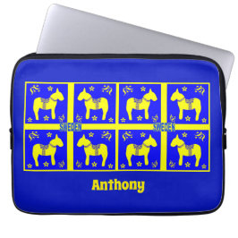 スカンジナビアデザイン，スウェーデンホース，パーソナライズ， ラップトップスリーブ