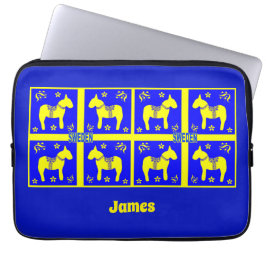 スカンジナビアデザイン，スウェーデンホース，パーソナライズ， ラップトップスリーブ