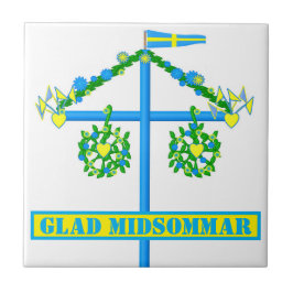 スカンジナビアデザイン、Glad midsommar タイル