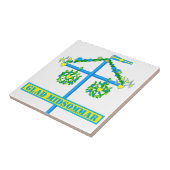 スカンジナビアデザイン、Glad midsommar タイル (側面)