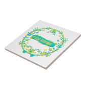 スカンジナビアデザイン、Glad midsommar タイル (側面)