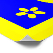 スカンジナビアデザイン、Glad midsommar ポスター (角)