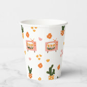 スカンジナビアハウステレビシームレスパターン 紙コップ (右)