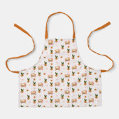 スカンジナビアハウスTVシームレスパターン エプロン (正面)