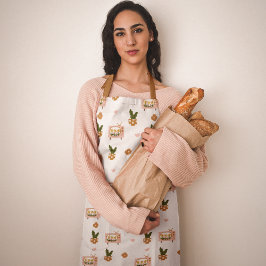 スカンジナビアハウスTVシームレスパターン エプロン