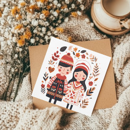 スカンジナビアハートバレンタイン シーズンカード