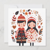 スカンジナビアハートバレンタイン シーズンカード (正面)