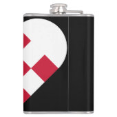 スカンジナビアハート フラスク (裏面)