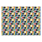 スカンジナビアバウハウスミッドセンチュリーパターン テーブルクロス (正面(横))