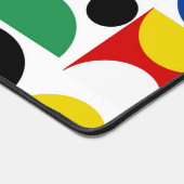 スカンジナビアバウハウスミッドセンチュリーパターン デスクマット (コーナー)