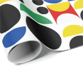 スカンジナビアバウハウスミッドセンチュリーパターン ラッピングペーパー (ロールコーナー)