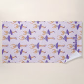 スカンジナビアバレエバレエカスタムリーナ ビーチタオル (正面)