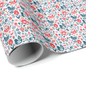 スカンジナビアパターン北欧人 ラッピングペーパー (ロールコーナー)