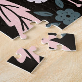 スカンジナビアフォークアートカラフル:鳥。 ジグソーパズル (側面)