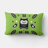 スカンジナビアフォークアートギフト ランバークッション (裏面)