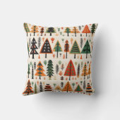 スカンジナビアフォークアートクリスマスパターン クッション (裏面)