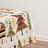 スカンジナビアフォークアートクリスマスパターン テーブルクロス (インサイチュ)