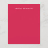 スカンジナビアフォークアートクリスマスホリデーズアニュアルレター (裏面)