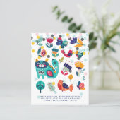 スカンジナビアフォークアートクリスマスホリデーズアニュアルレター (スタンド正面)