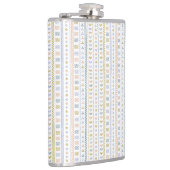 スカンジナビアフォークアートサン&ウェーブパターンフラスコ フラスク (右)